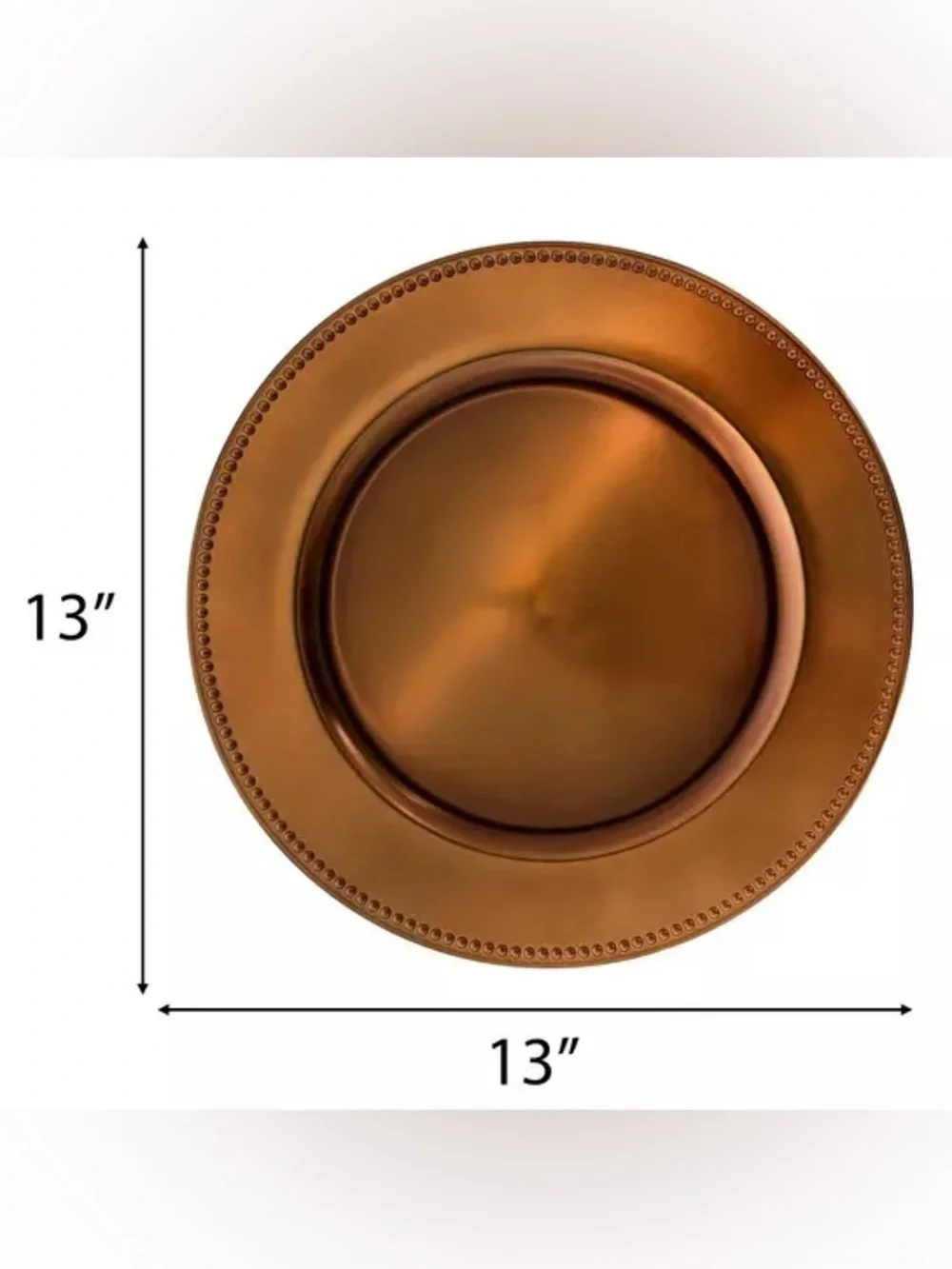 (3) Studded Charger Plate